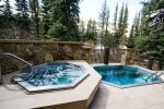 Vail Athletic Club outdoor hot tub area.